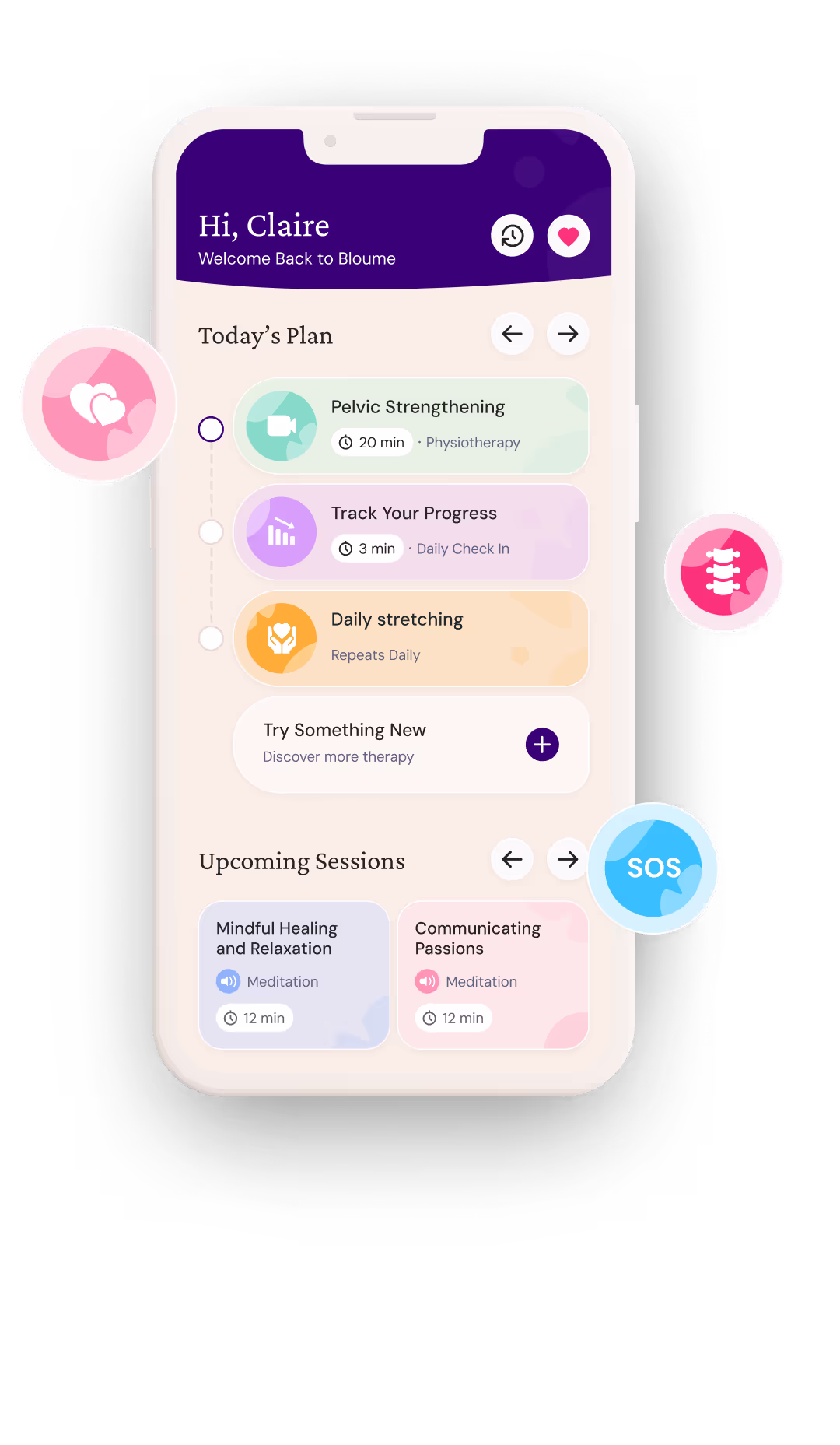The Bloume app: your personal pelvic pain companion